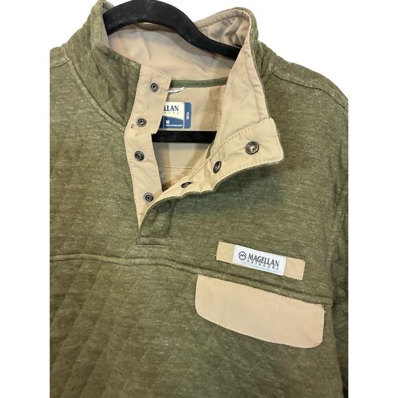 Magellan Outdoors Men's Campfire Flex Quilted Pullover Classic Fit Gorpcore M - Picture 3 of 5